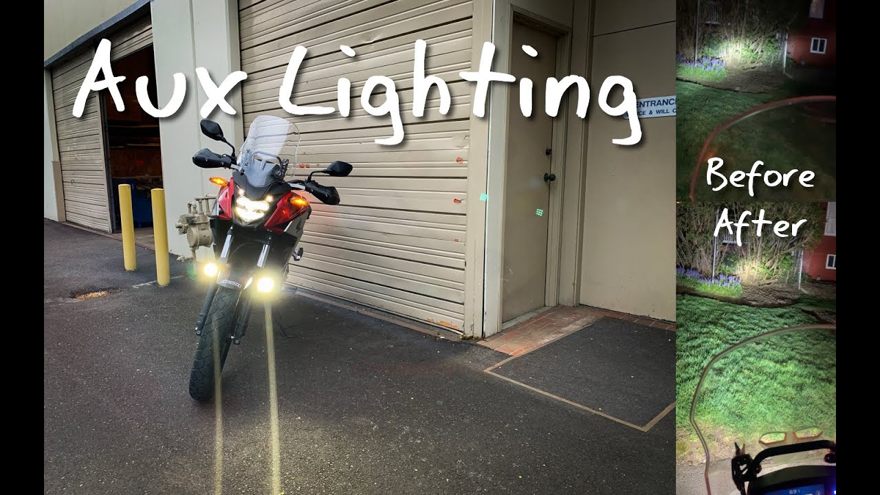 Auxiliary Lighting for the 2019 Honda CB500X | Oregon Motorcycle 2020