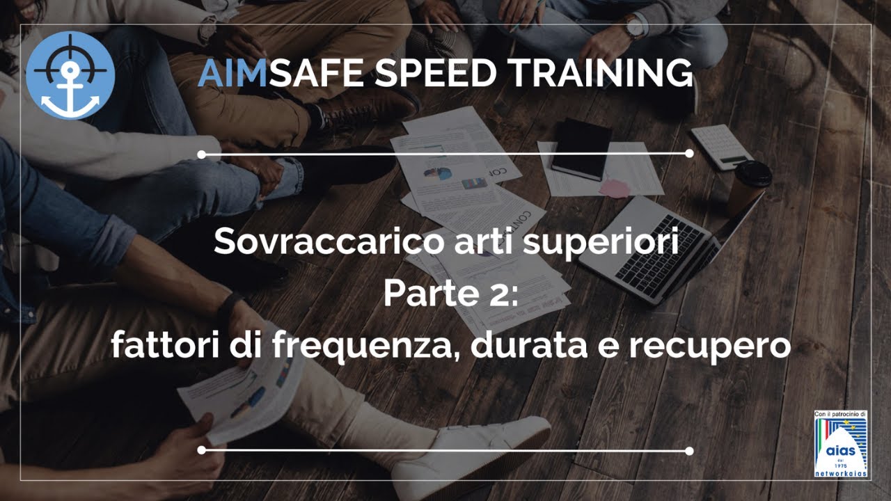 Sovraccarico degli arti superiori - Parte 2: moltiplicatore di durata, riposo e frequenza