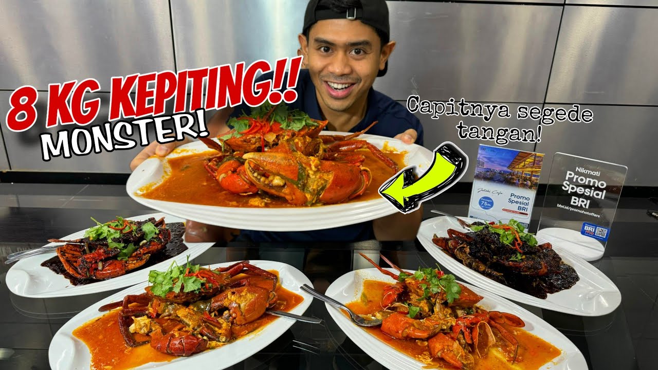 BUKA PUASA BANTAI 8 KG KEPITING RAKSASA HARGA RP 8.000.000!!