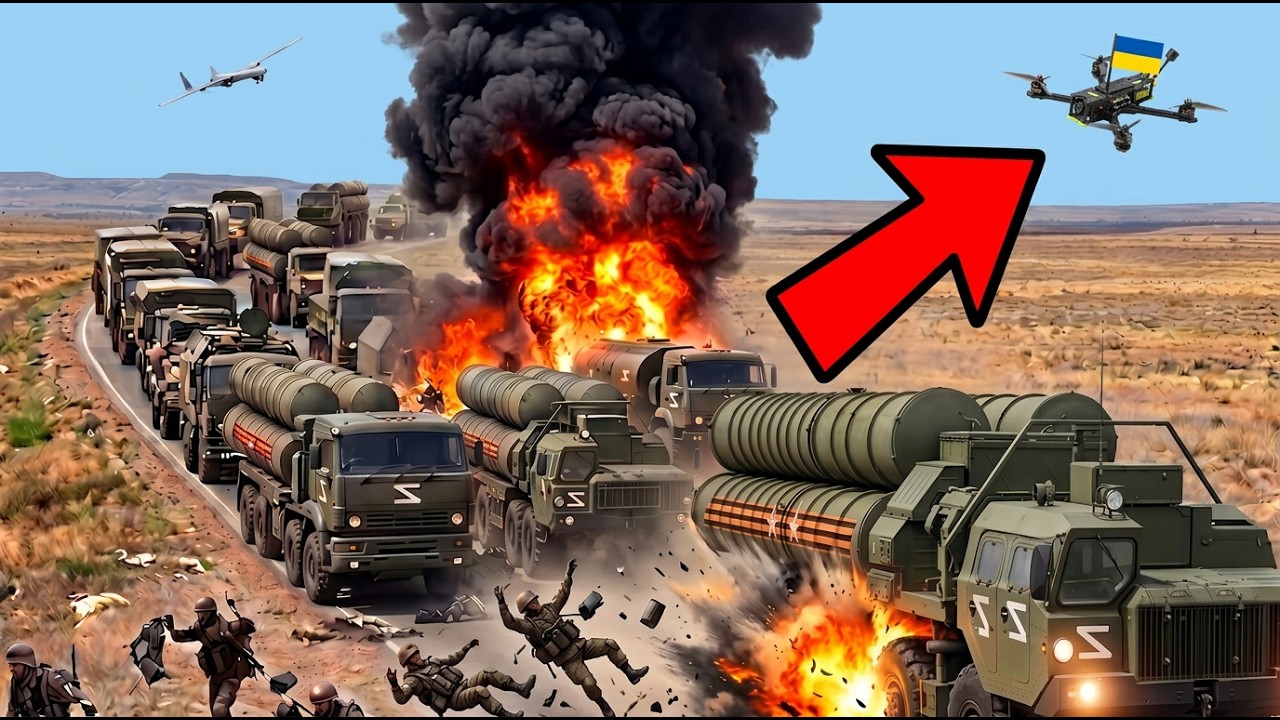 Russian Rail Repair Convoy in Crimea Was Caught by Ukrainian Drones &mdash; Then THIS Happened