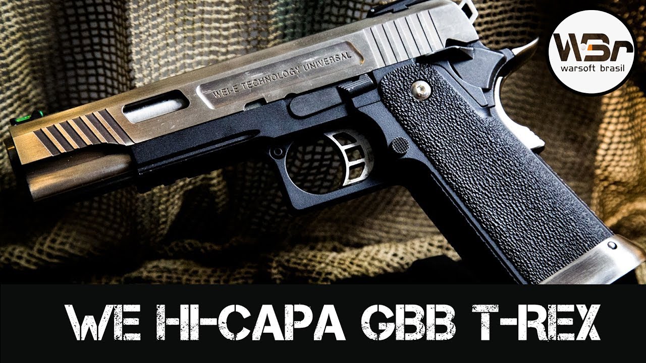 REVIEW PT-BR / WE HI-CAPA GBB T-REX 5.1 - WARSOFT BRASIL