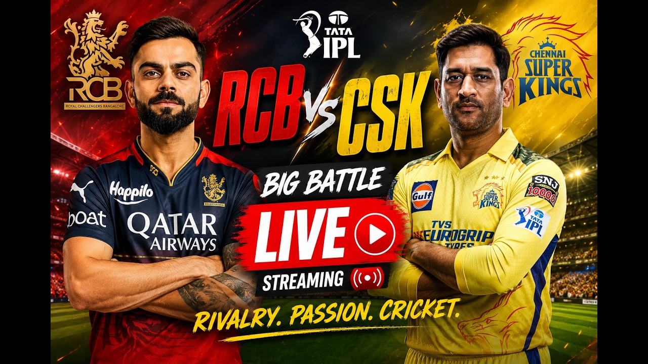 RCB vs CSK LIVE 🔥 IPL 2026 (final) | Virat Kohli vs Dhoni | Cricket 26 Gameplay
