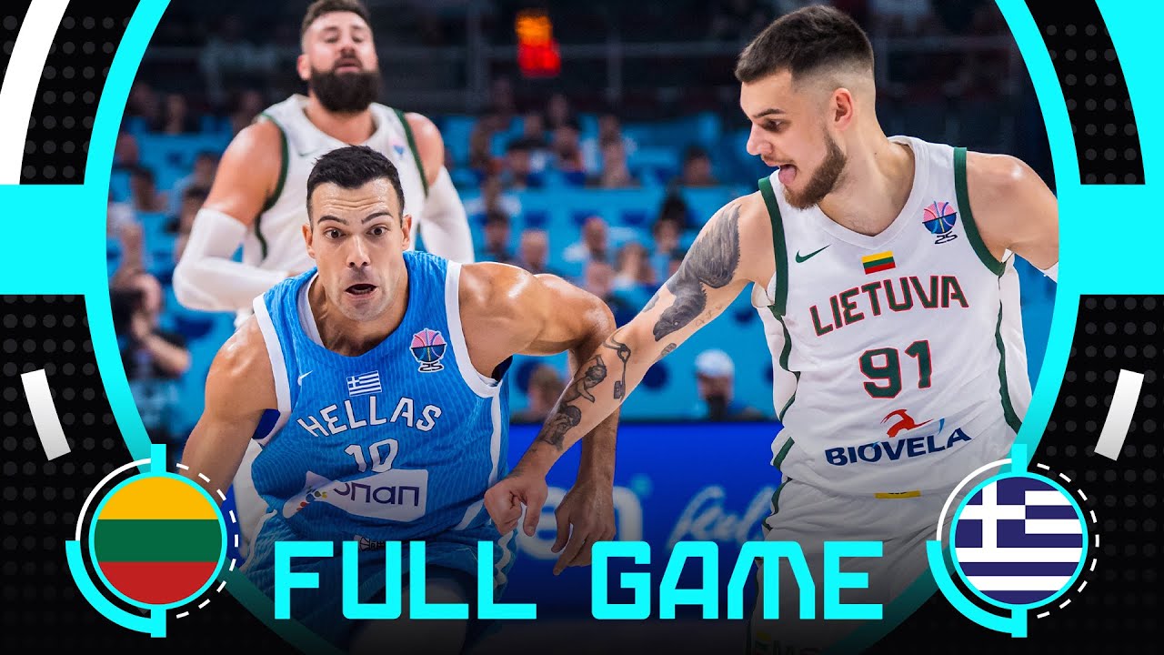 Quarter-Finals | Lithuania v Greece | Full Basketball Game | FIBA EuroBasket 2025