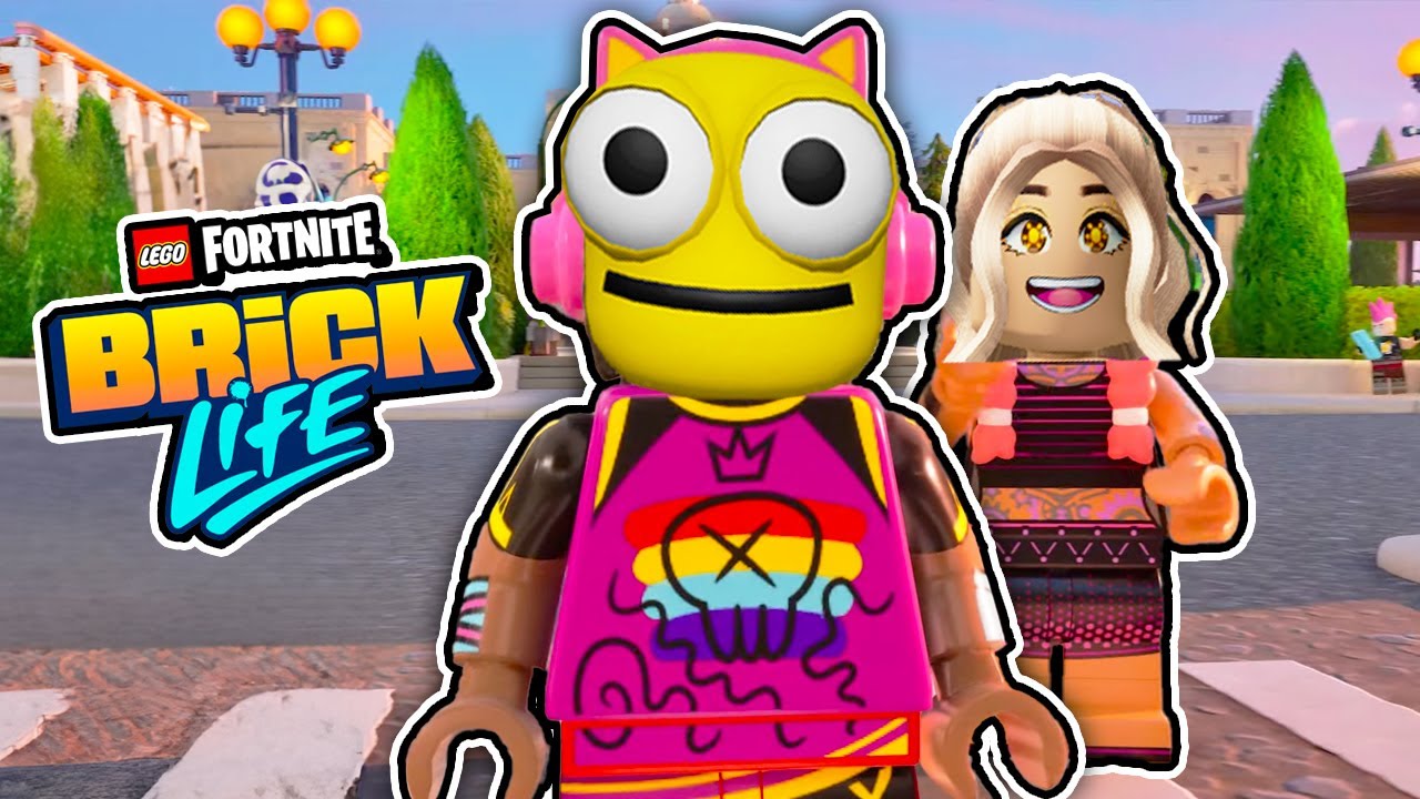 ODA & ODETTE DÉCOUVRE BRICK LIFE FORTNITE ! (odette est jalouse😂)