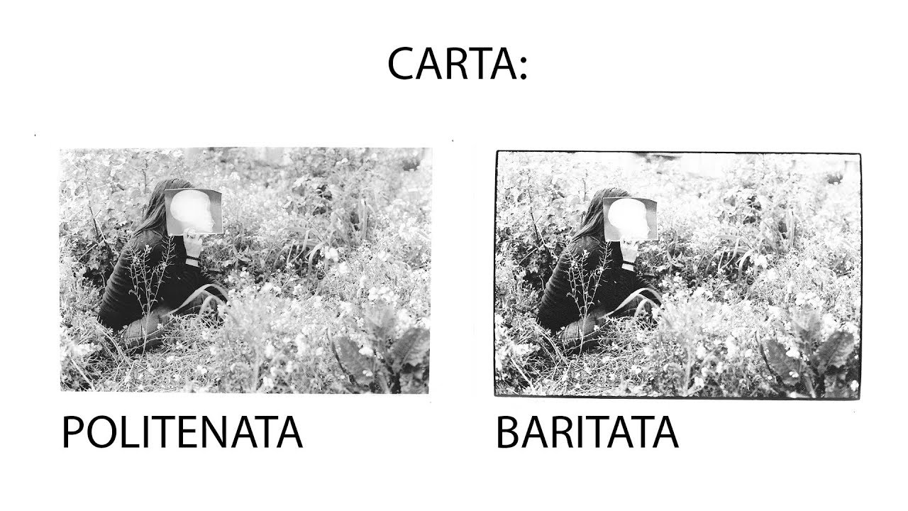 Carta da Stampa ai Sali d' Argento In Bianco e Nero: Carta Politenata vs Carta Baritata