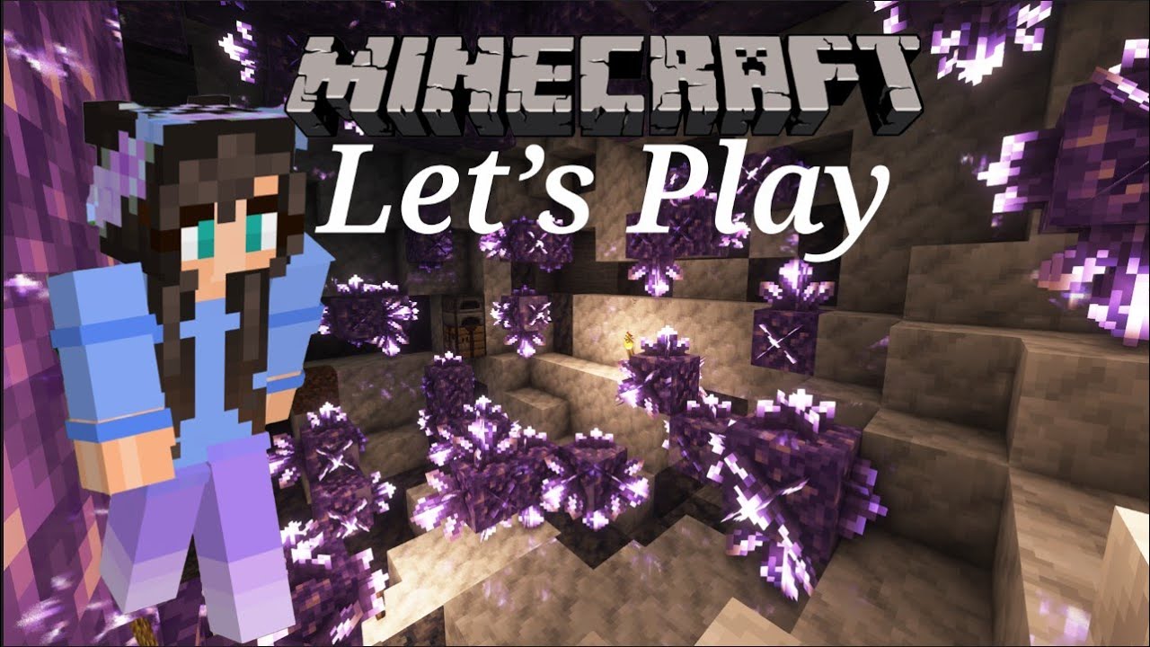 Making an Amethyst Farm! 💜 Cottagecore Survival Series 💜 Episode 2💜 Minecraft Let's Play!