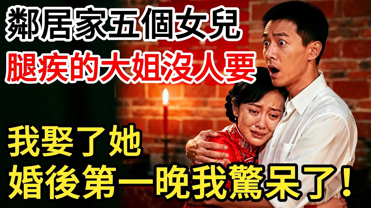 娶了隔壁癱瘓大姐，全村笑我傻，婚後第一晚床頭發現的秘密