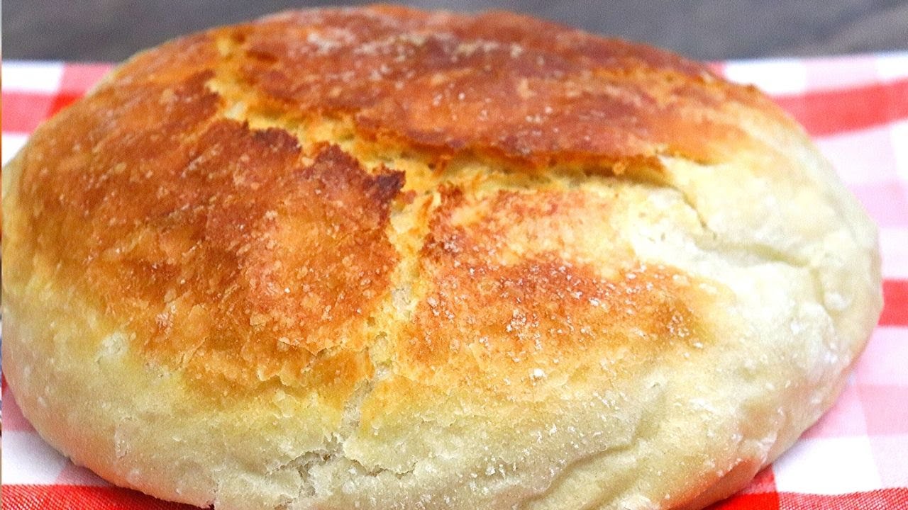 Домашен селски хляб без месене . Опечен под капак.🍞👩‍🍳