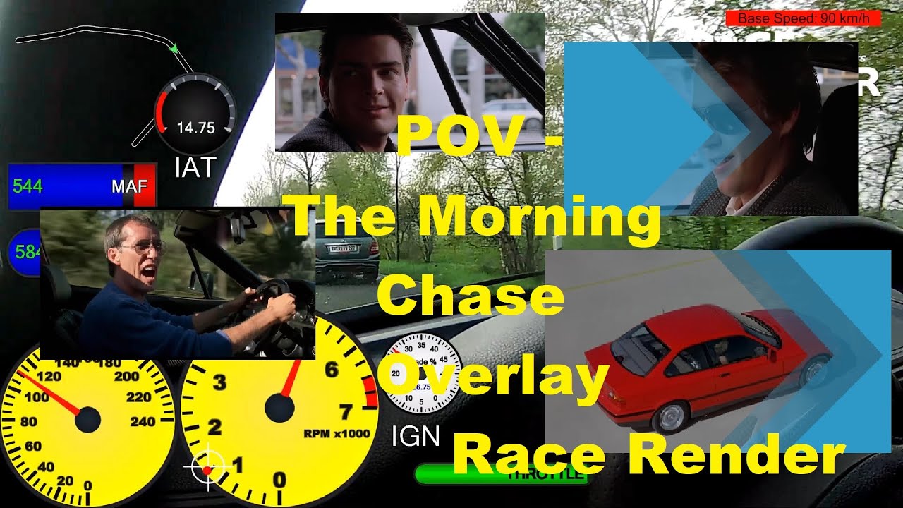 POV Drive - "The Morning Chase" - BMW E36 323ti - Race Render Overlay