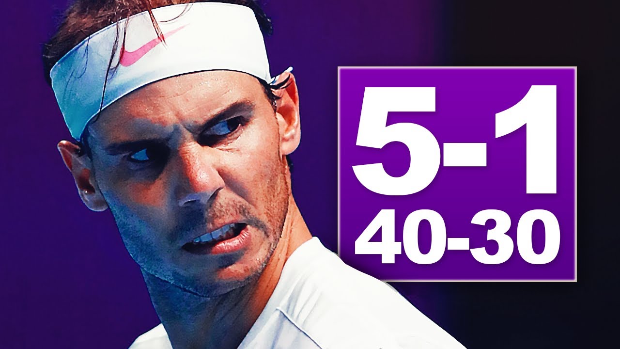 The Day NADAL Won a Match After Being 5-1 40-30 Down