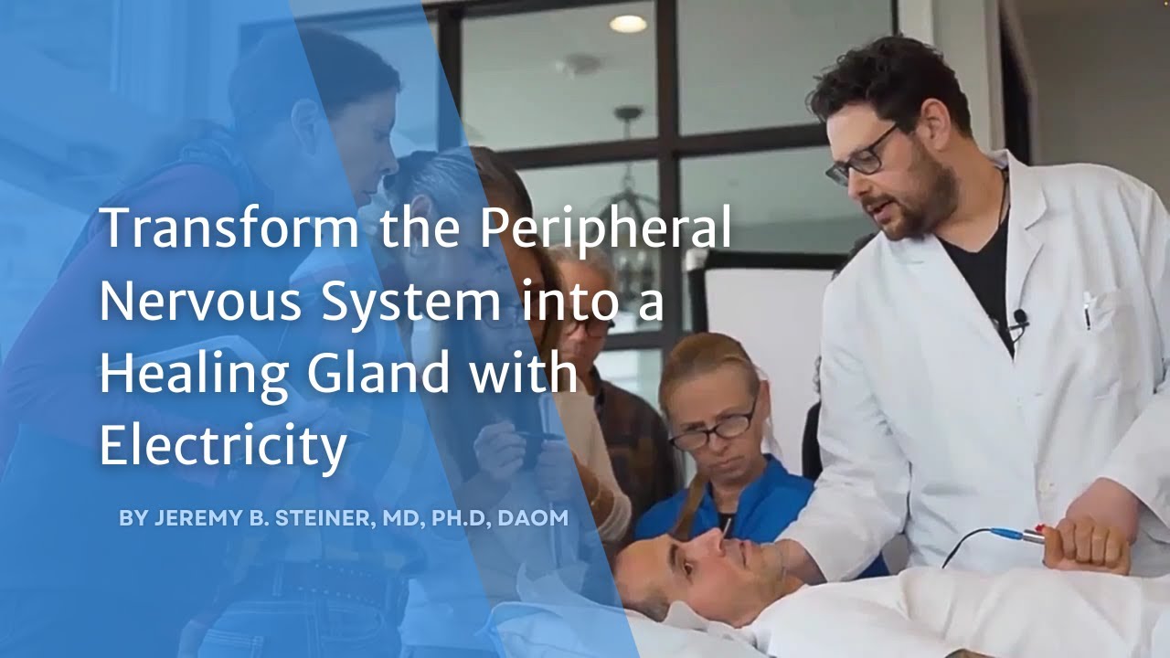 Transform the Peripheral Nervous System into a Healing Gland with Electricity