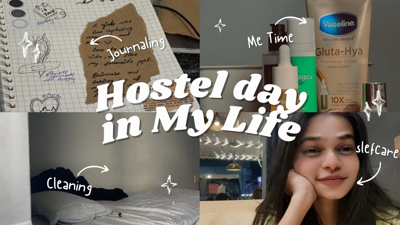 Hostel weekend things!🥲❤️ (hostel,my jorunal , 2/30, cleaning,organising,unboxing skincare)