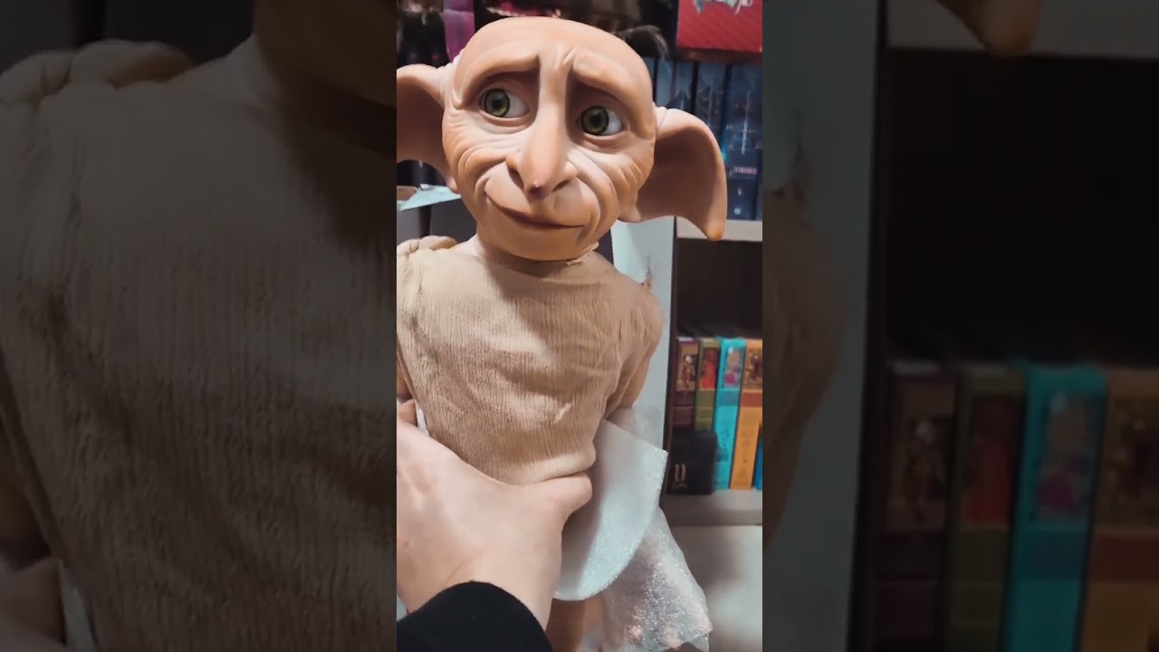 DOBBY THE HOUSE ELF Poseable Figure With Sock