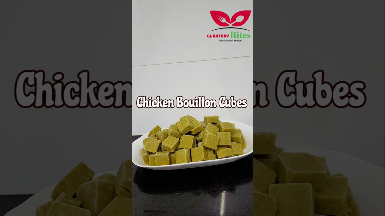 Homemade Chicken 🐔 Bouillon Cubes