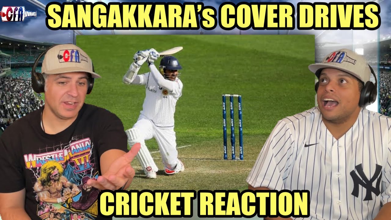 Kumar Sangakkara - Cover Drive Perfection REACTION