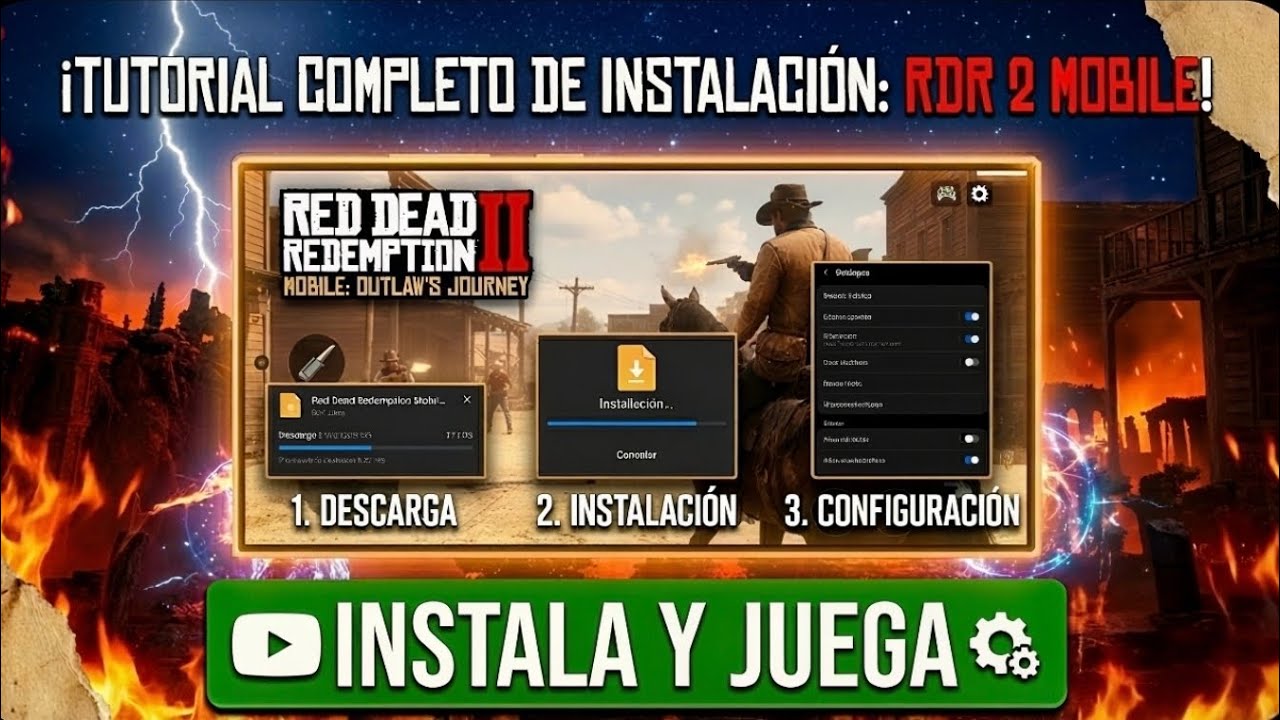 ✅ GUÍA DEFINITIVA PARA JUGAR RED DEAD REDEMPTION MOBILE | NO MÁS PANTALLA NEGRA.
