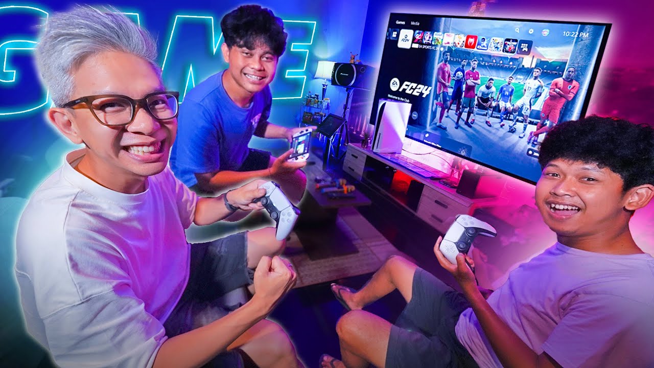 WE MAKE A GAMING ROOM IN THE VILLA!!
