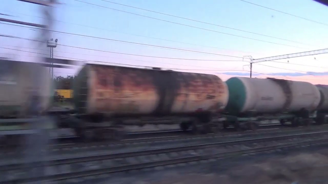 РЖД Вечерний и ночной экспресс. Участок Сызрань - Кузнецк