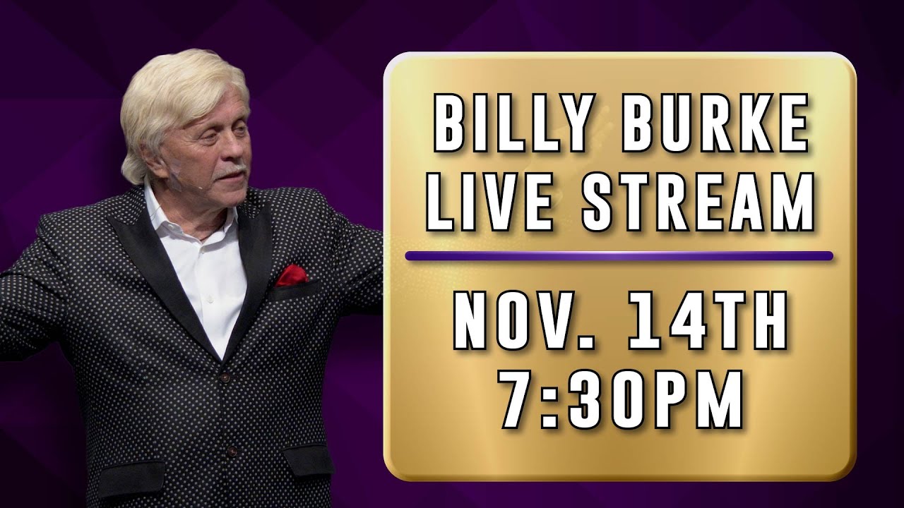 Guest Speaker: Billy Burke (11/14/21 at 7:30pm)