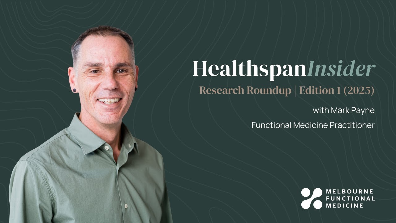 Healthspan Insider, Research Roundup  Edition 1 (2025)