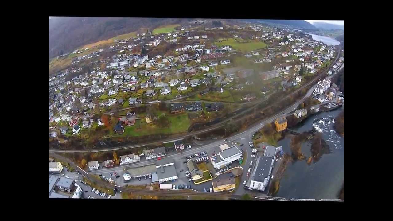 Vossevangen from above