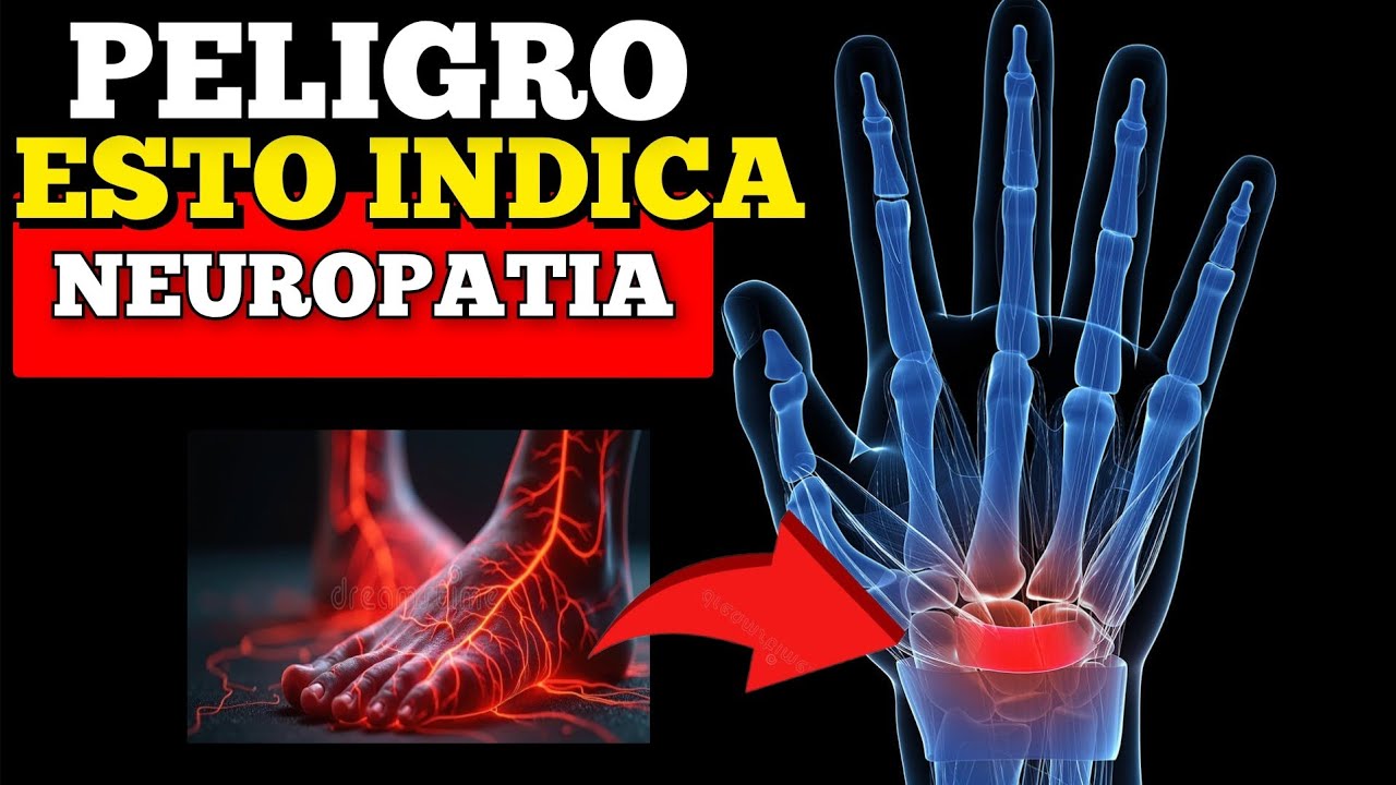 La mejor VITAMINA para SANAR la NEUROPATÍA y los NERVIOS DAÑADOS.