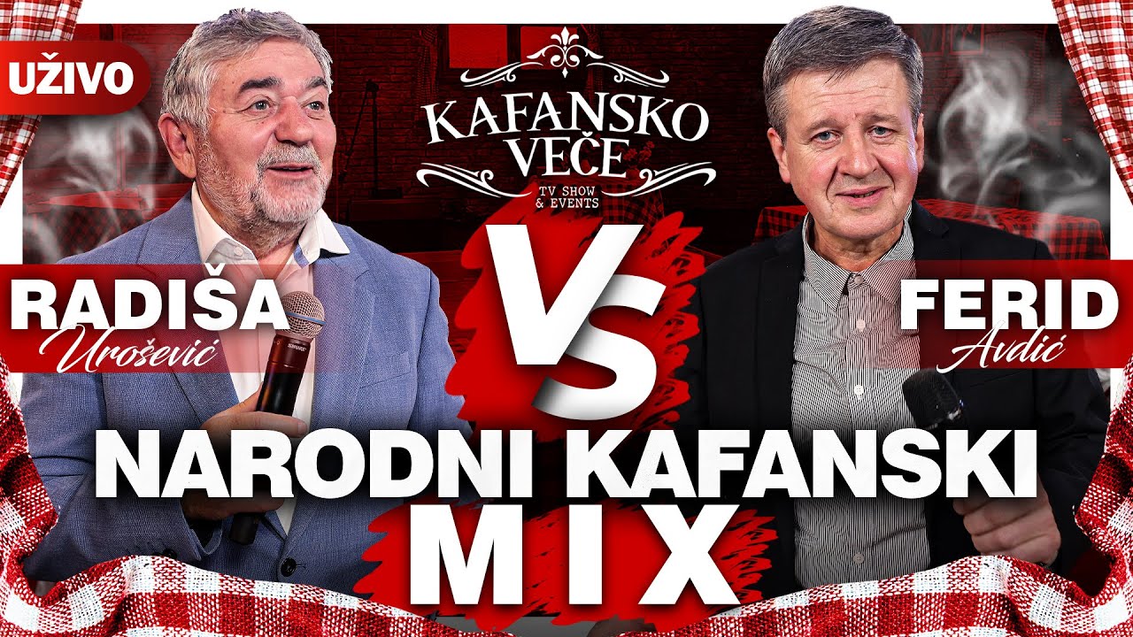 RADISA UROSEVIC vs FERID AVDIC - NARODNI KAFANSKI MIX  I UZIVO I (ORK. ANDRIJA JOVANOVIC KUTA) I2022