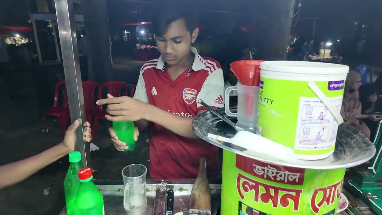 Refreshing Indian Lemon Soda | The Ultimate Street Drink Experience!