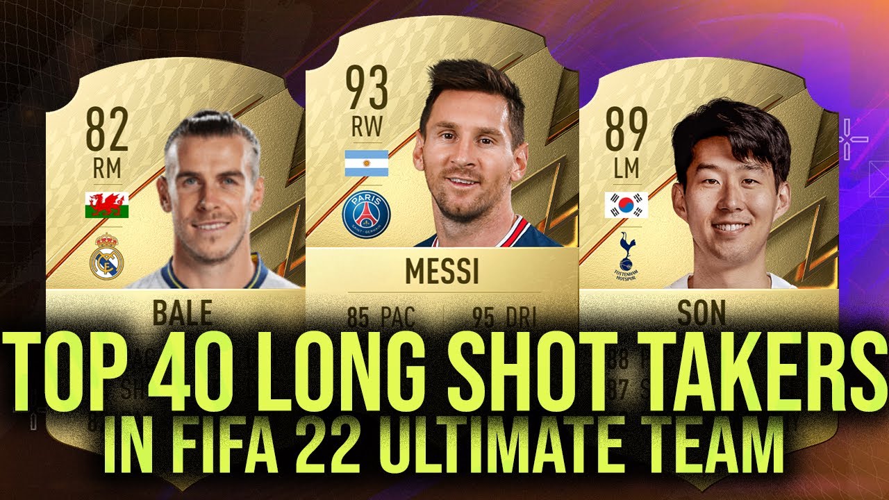 FIFA 22 | TOP 40 LONG SHOT TAKERS IN FIFA ULTIMATE TEAM 😬🔥