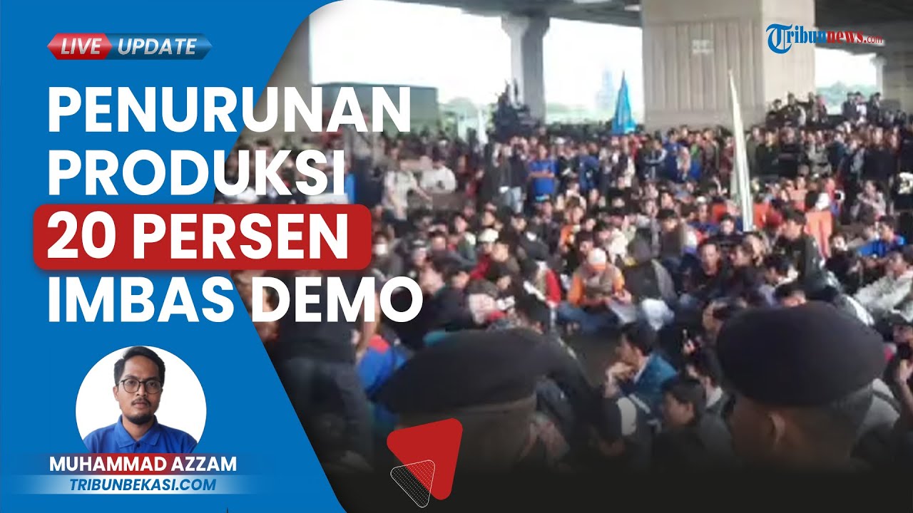Buntut Demo Buruh Buat Macet, Perusahaan di Kawasan Industi MM2100 Bekasi Alami Penurunan Produksi