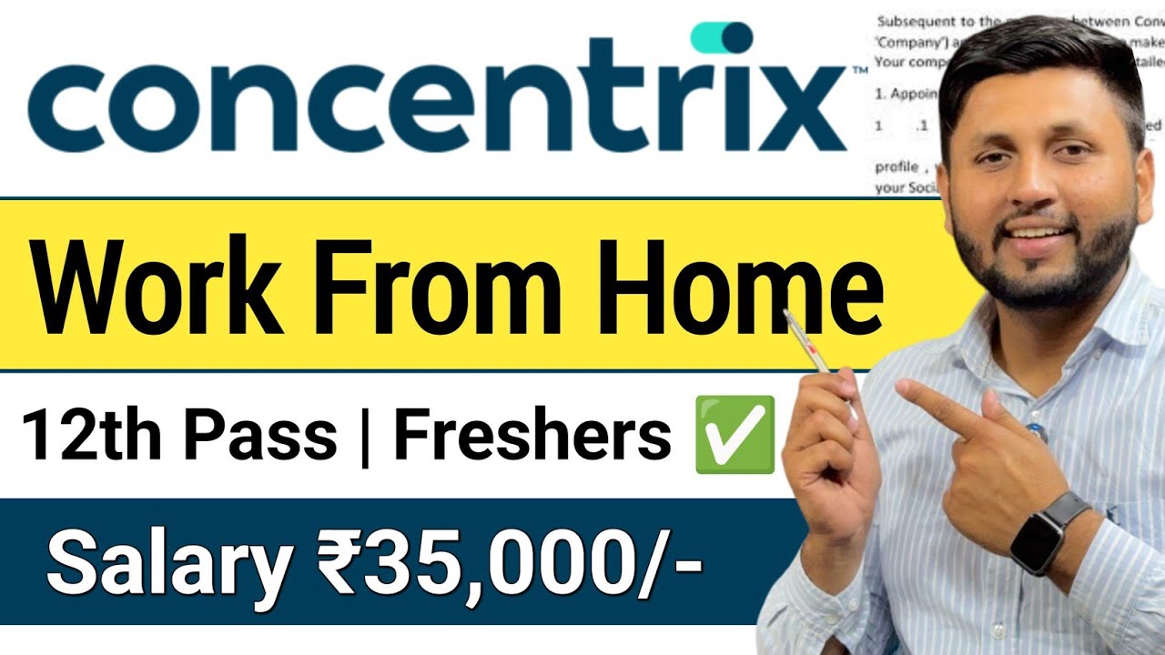 Work From Home Job 2026 | Hiring Freshers | 12th Pass Job | Concentrix Work From Home | Online Jobs