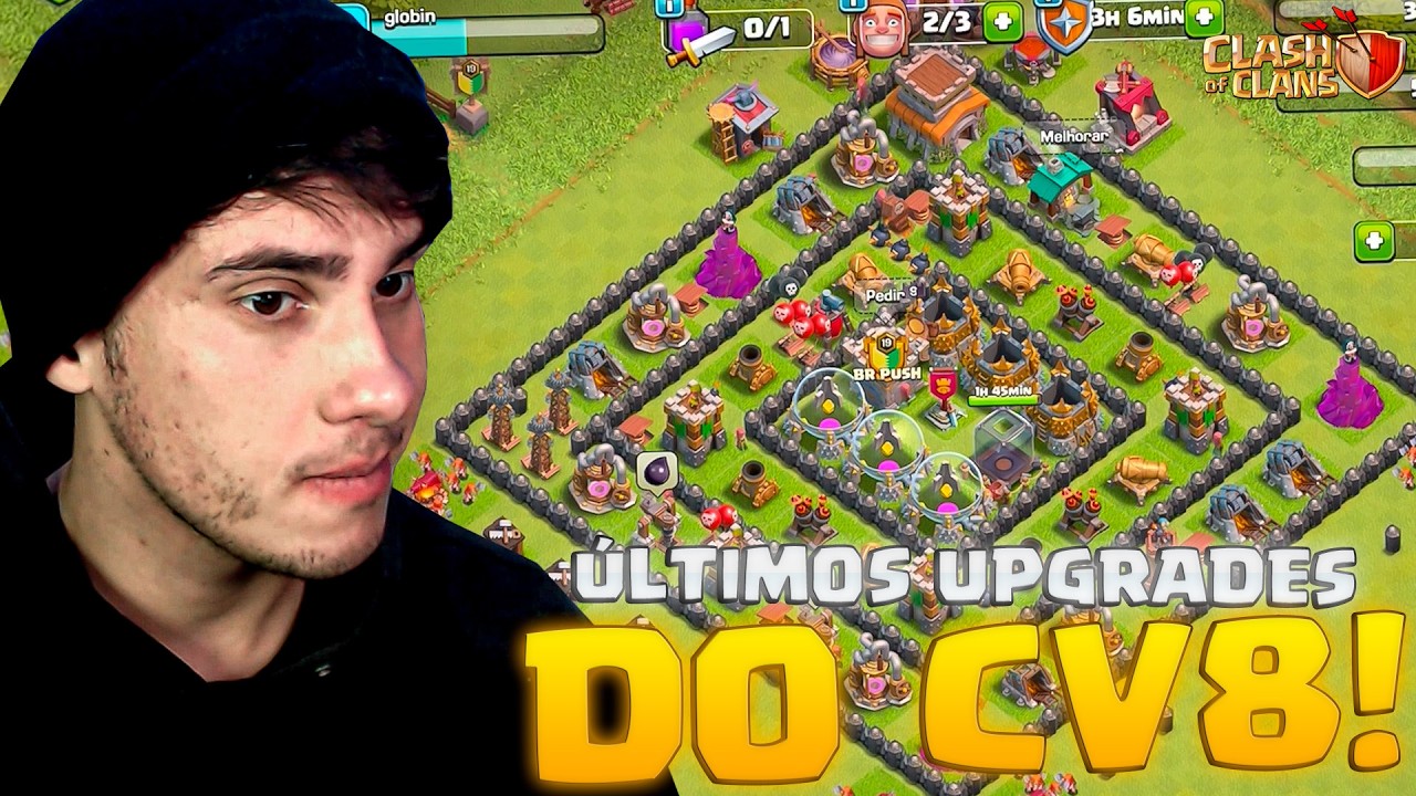 INICIANDO UMA VILA: ÚLTIMOS UPGRADES DO CV8! | EP #15 CLASH OF CLANS