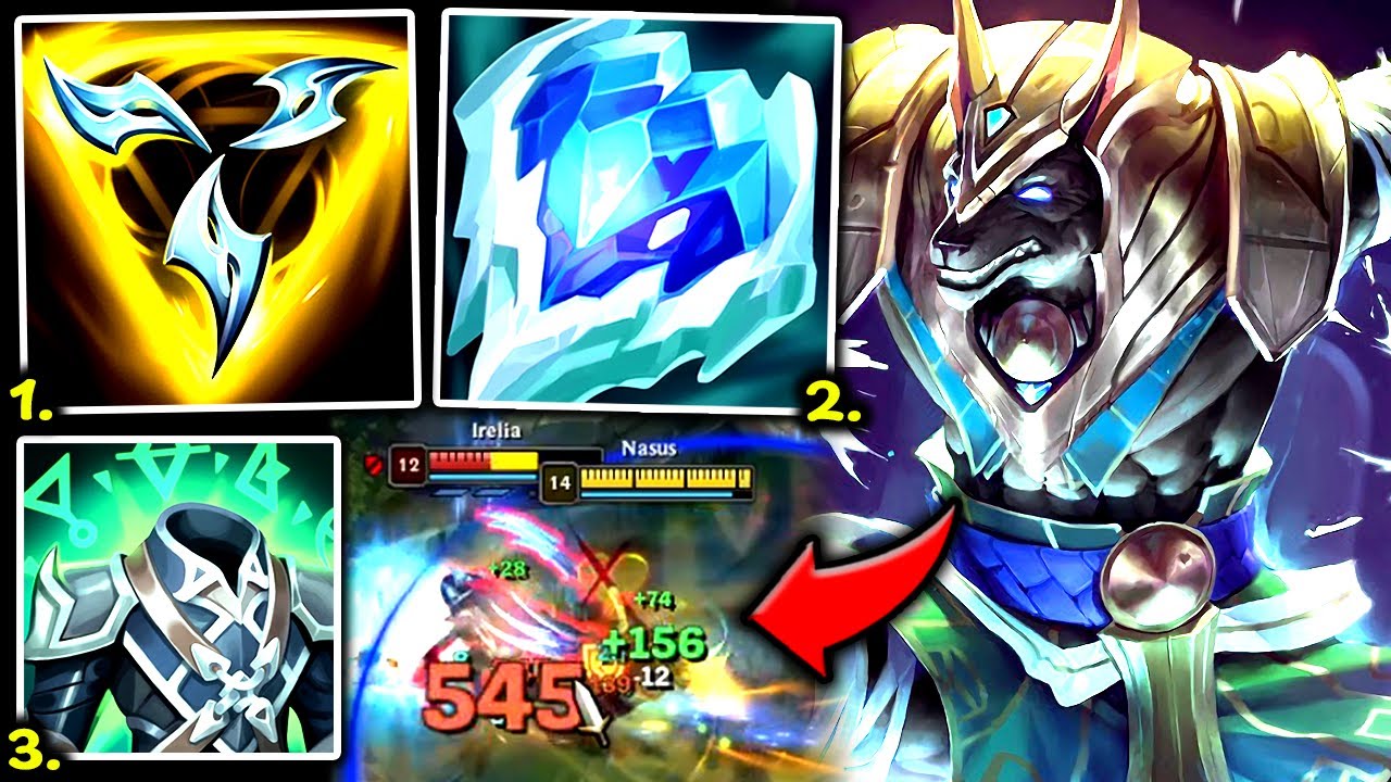 NASUS TOP IS THE 1V5 END BOSS OF THE LATE GAME (VERY HIGH W/R) - S14 Nasus TOP Gameplay Guide