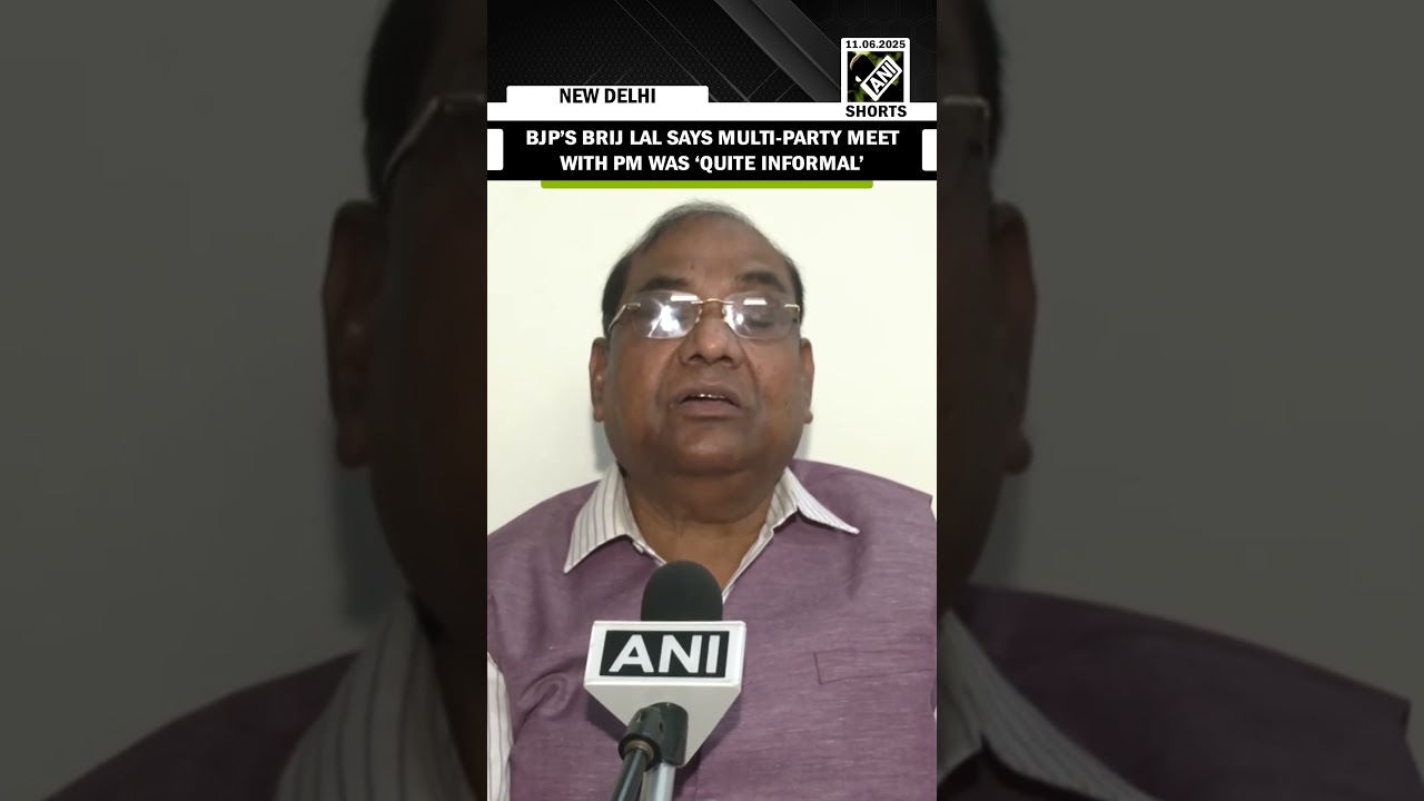 “Quite informal…” BJP’s Brij Lal reacts to multi-party delegations’ meeting with PM Modi at 7LKM
