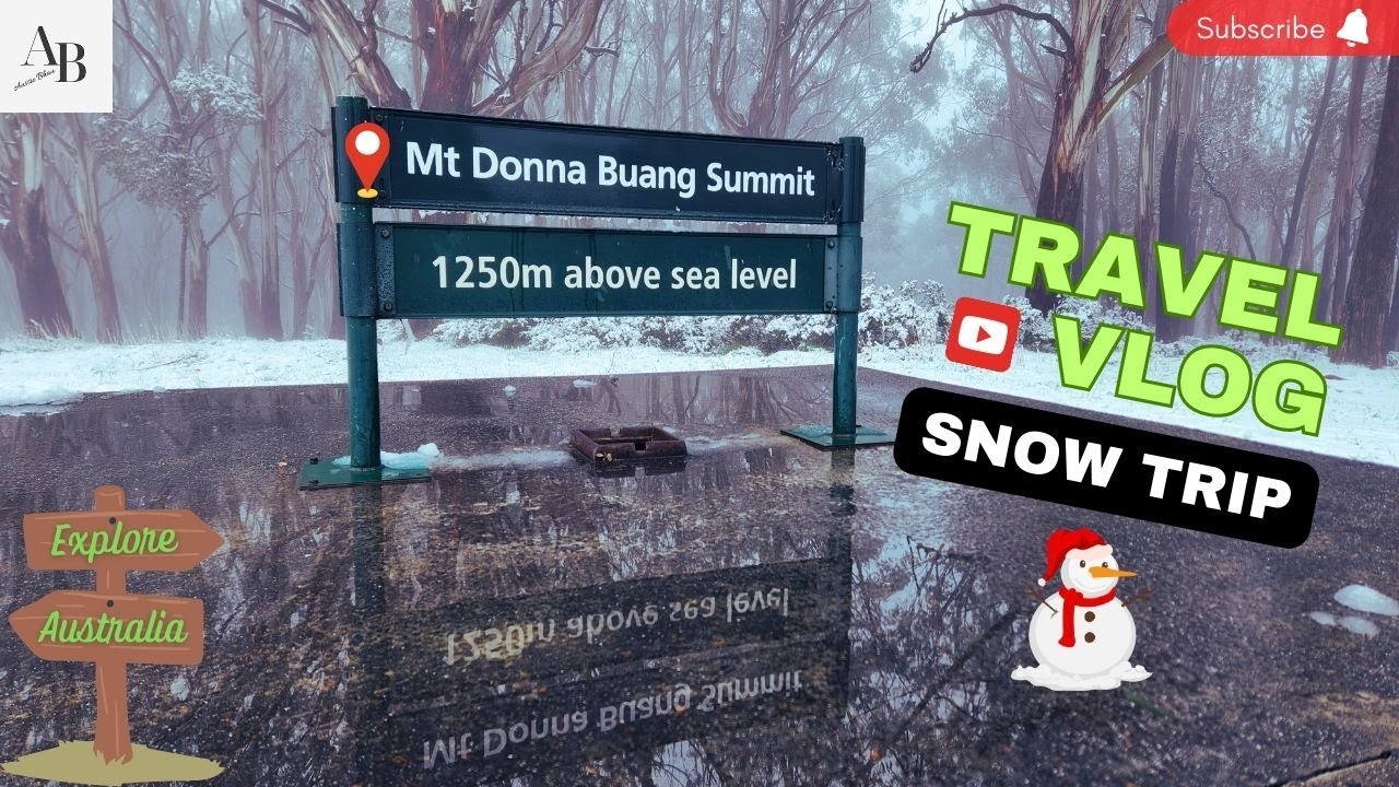 SNOW in Australia | TRAVEL VLOG 2 | TRAVEL AUSTRALIA | Mount Donna Buang