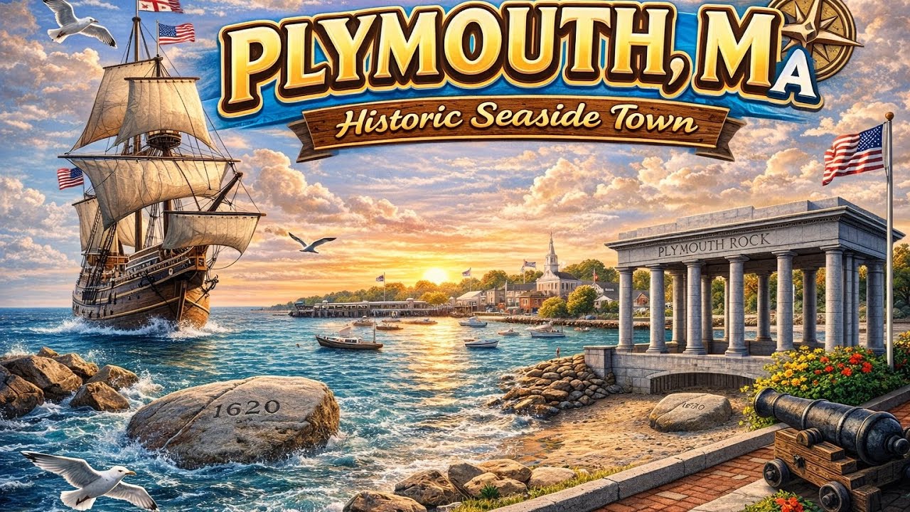 Driving and Walking Through Plymouth’s Beautiful Streets”