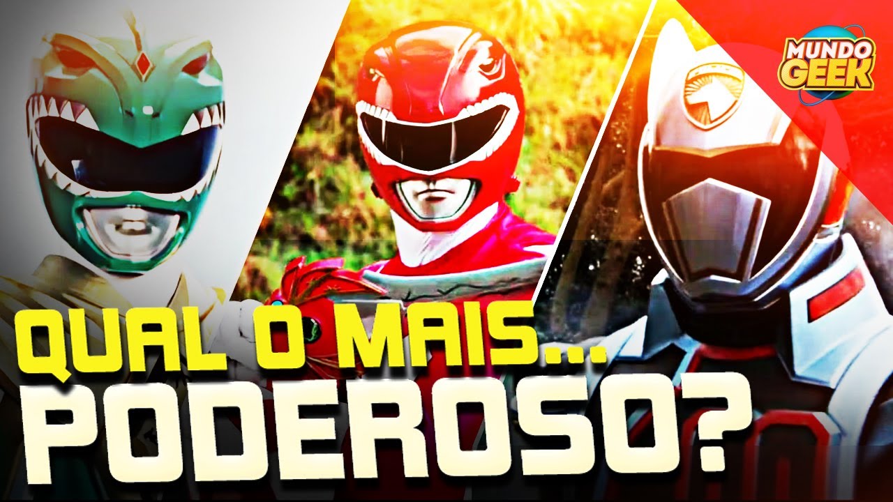 TOP 10 POWER RANGERS mais PODEROSOS de TODOS OS TEMPOS! (Tommy, Jason, Andros)