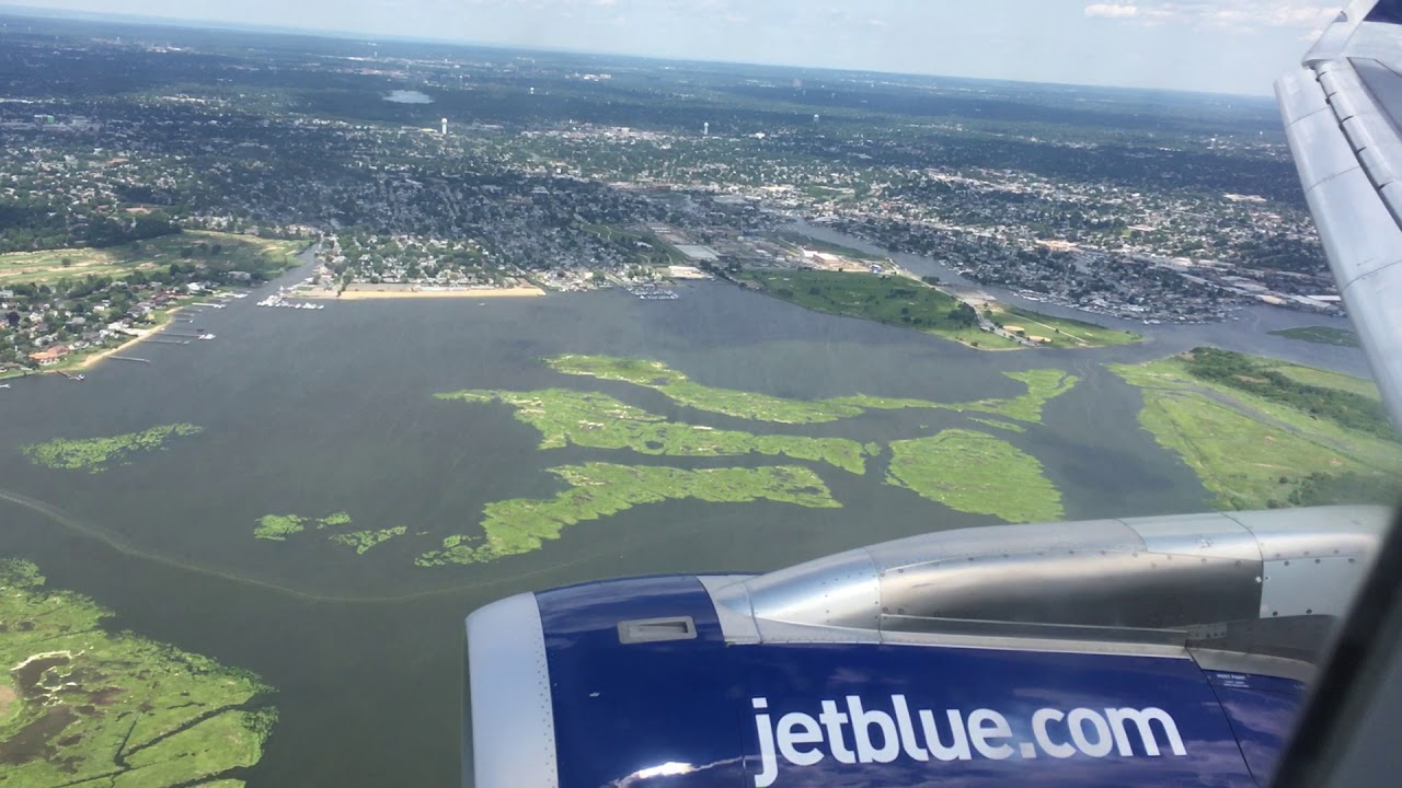 JetBlue (A321) aproximación y aterrizaje en JFK (Pista 31R) (B6210) (28-06-2017)