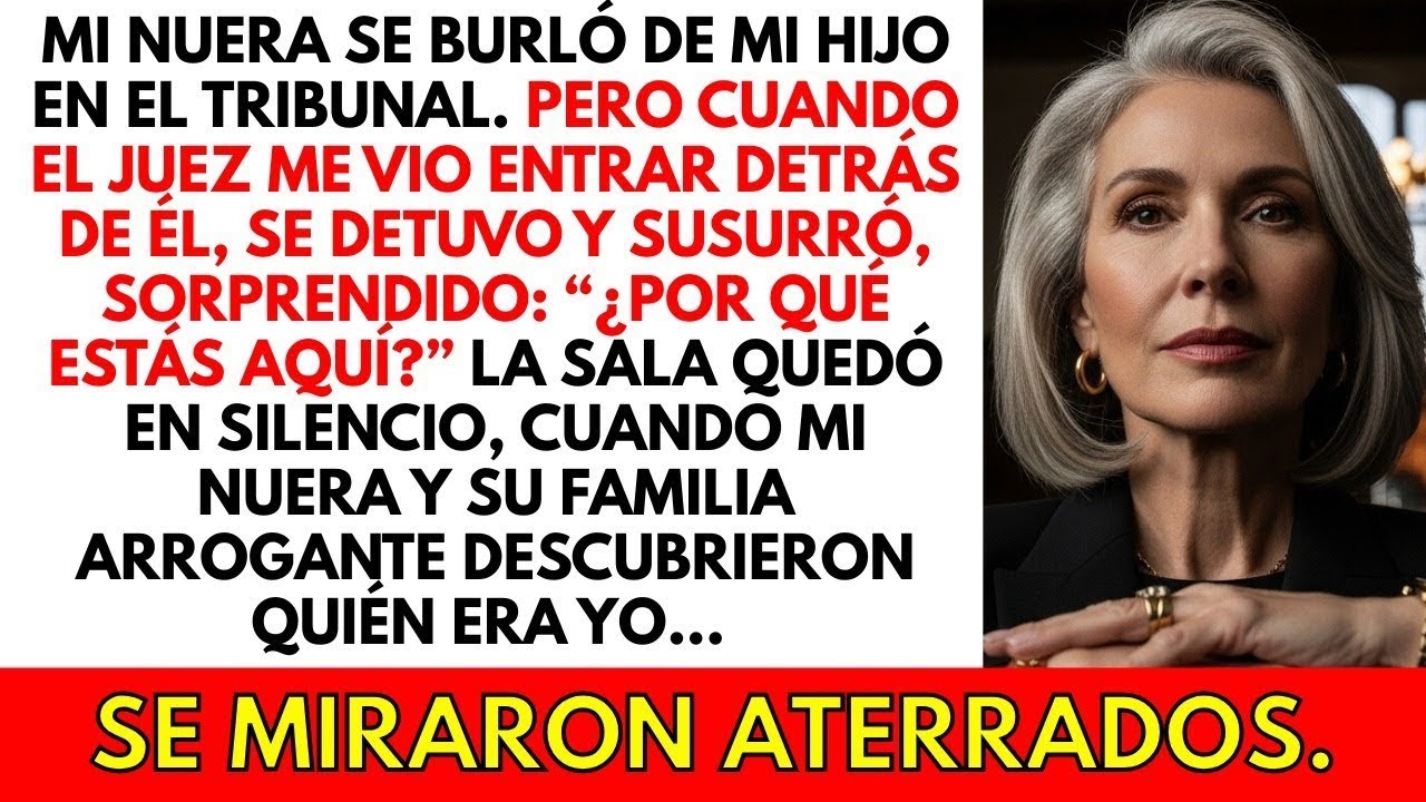 Cuando entré al tribunal, el juez se quedó en shock  “¿Por qué estás aquí ” Lo que nadie sabía e