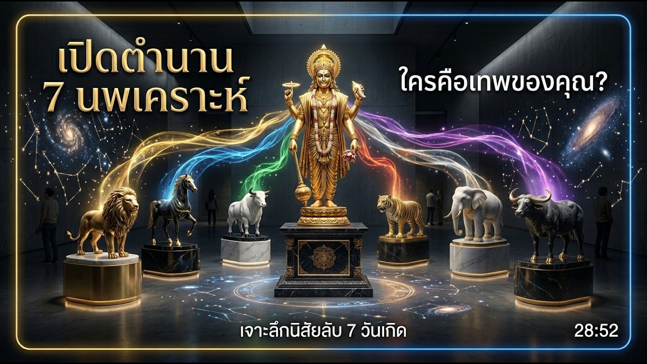คุณคือองค์ไหน? เจาะลึกนิสัยที่ซ่อนอยู่! เปิดตำนาน เทพประจำวันเกิด