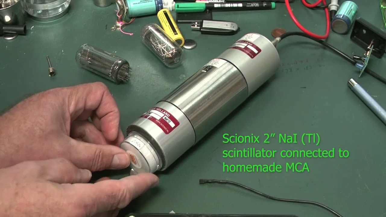 Trinitite (atomic bomb glass) radioactivity and gamma spectroscopy