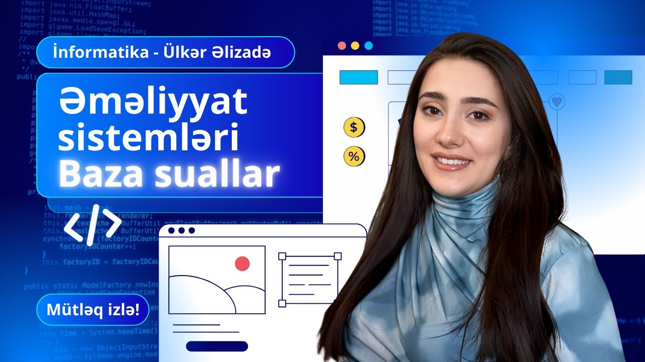 Əməliyyat sistemləri | Baza sualları test izahı | Ülkər Əlizadə