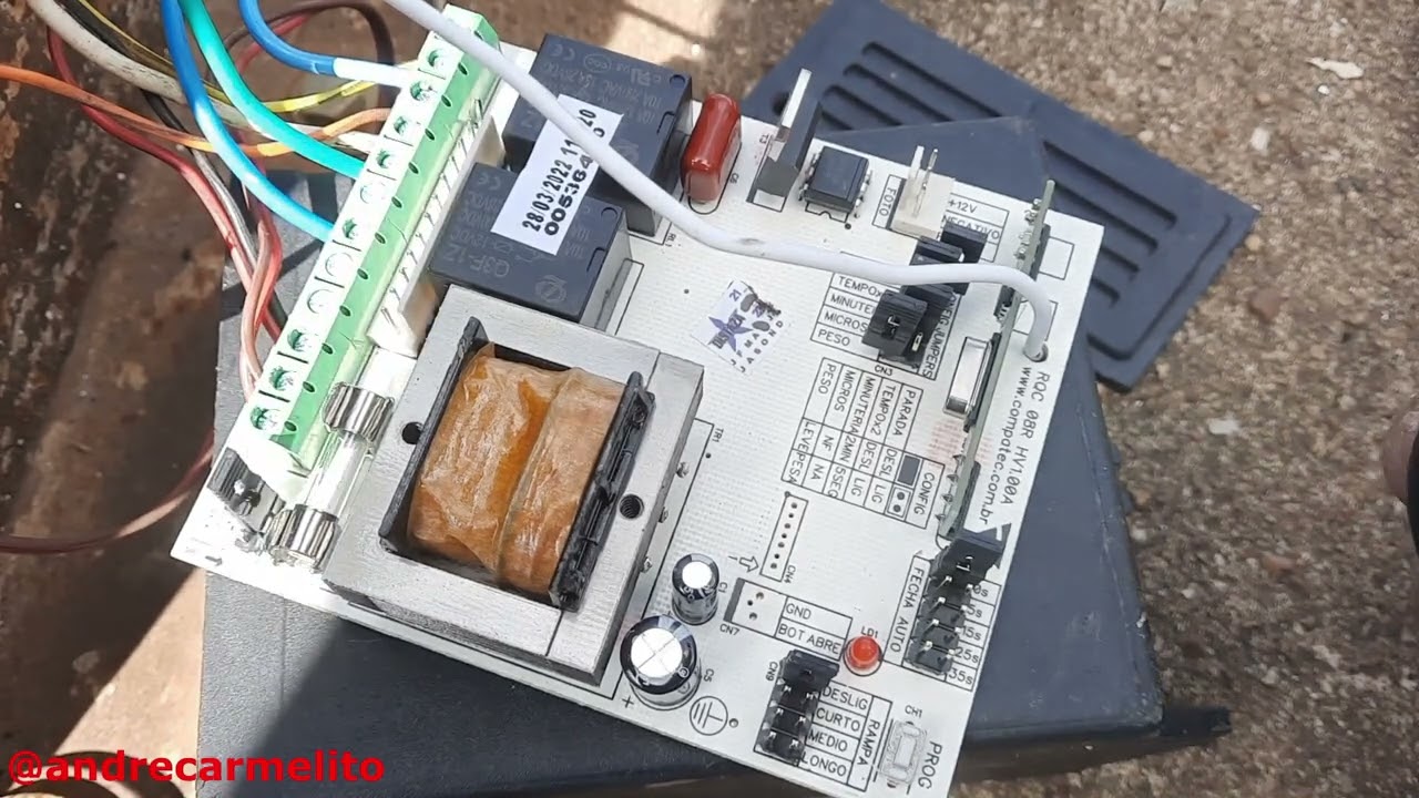 Portão eletrônico não funciona