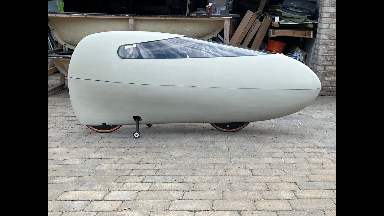 Woodstock streamliner (faired recumbent) walkaround video. May '24