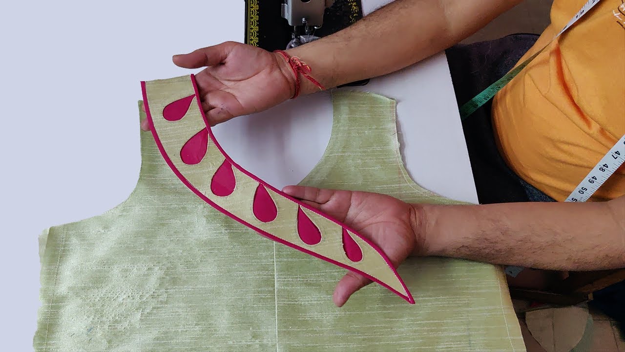 प्लेन कुर्ती में बनाएं बहुत सुन्दर नैक डिज़ाइन || Trendy Neck Design Cutting and Stitching For Kurti