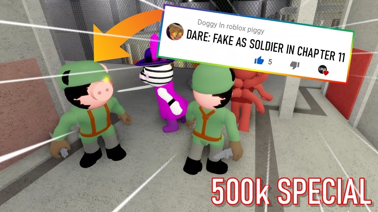 ROBLOX PIGGY DARES (Part 1) - [500K SUBS SPECIAL] - Funny Moments (Challenges)