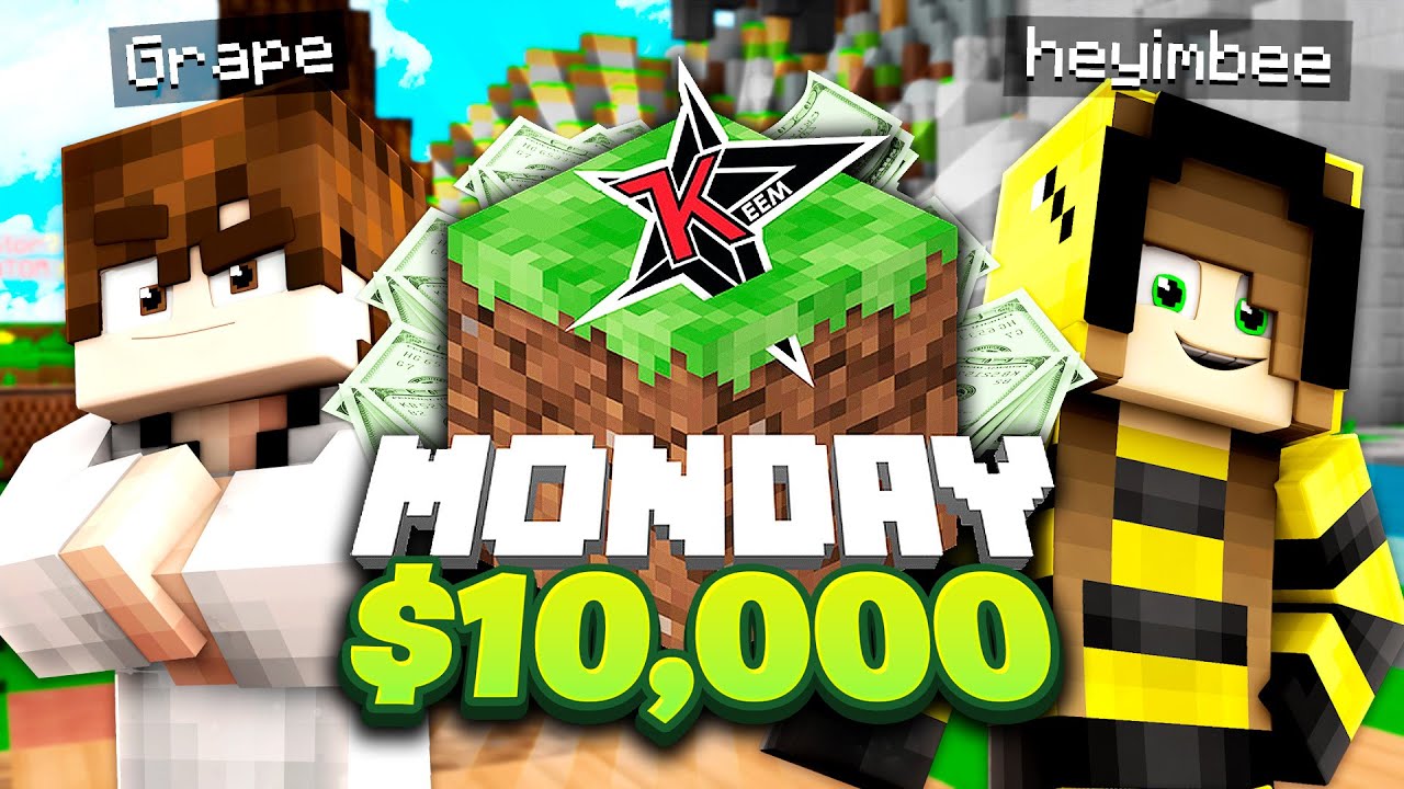 Итак, я участвовал в турнире Minecraft Monday с призовым фондом $10 000 вместе с heyimbee...