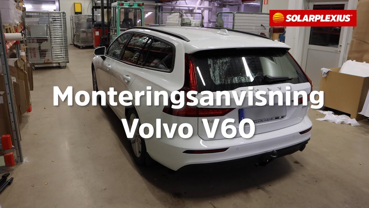 Montering av Solarplexius tonade rutor Volvo V60