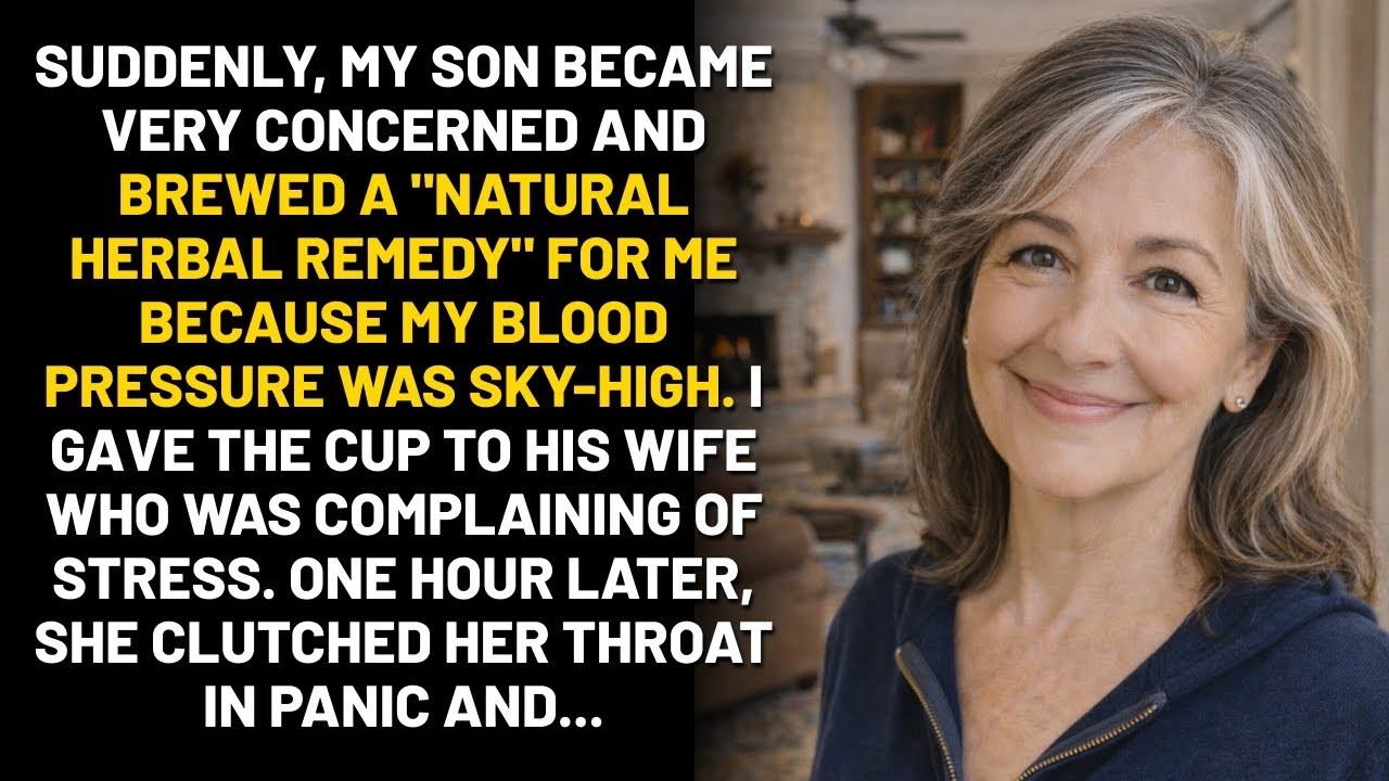 My Son Gave Me  Herbal Tea   I Gave It To His Wife  She Gasped For Air Instantly