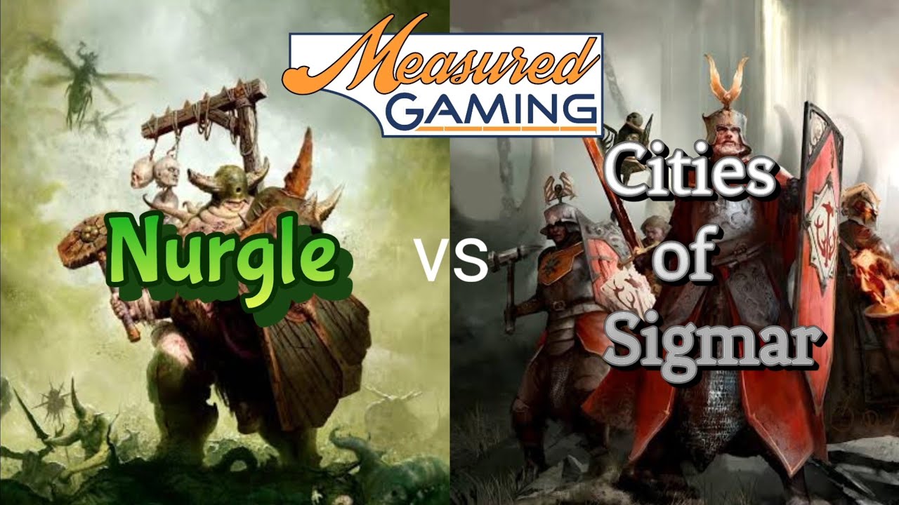 #3.35 Maggotkin of Nurgle vs Duardin Cities of Sigmar - 2000 point age of sigmar battle report